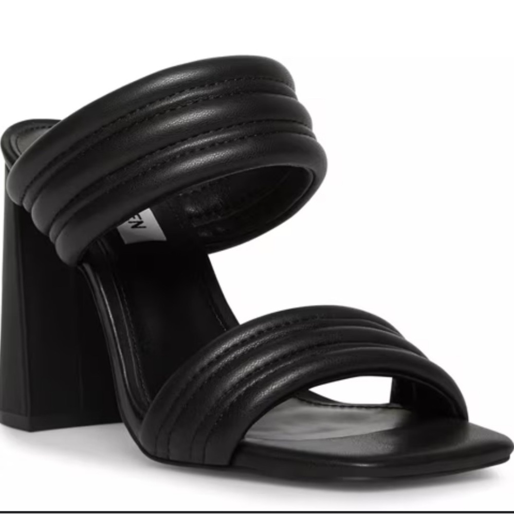 Steve Madden Black Strappy Heels